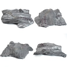 画像2: ガーネット on グラファイト 原石 約76.0g アメリカ レッドエンバーズ鉱山産 【一点もの】 Garnet on Graphite ガーネットオングラファイト 鉱物 共生 標本 結晶 柘榴石 石墨 浄化 お守り 天然石 パワーストーン カラーストーン (2)