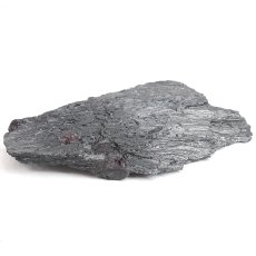 画像3: ガーネット on グラファイト 原石 約26.9g アメリカ レッドエンバーズ鉱山産 【一点もの】 Garnet on Graphite ガーネットオングラファイト 鉱物 共生 標本 結晶 柘榴石 石墨 浄化 お守り 天然石 パワーストーン カラーストーン (3)