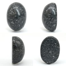 画像2: 霊峰 富士溶岩 水研磨 ルース 静岡県産 18×13mm オーバル カボション FUJI Lava Stone 日本銘石 正規代理店 日本製 自社製 富士山 遠赤外線 鉱物 パワーストーン 天然石 (2)