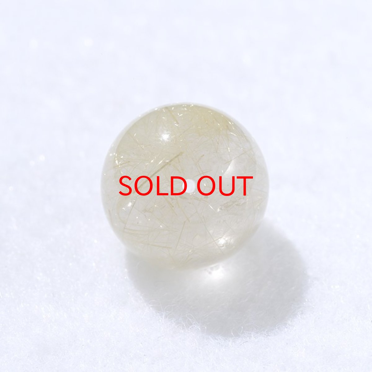 画像3: バラ石 ゴールドルチル 13mm ブラジル産【一点もの】 (3)