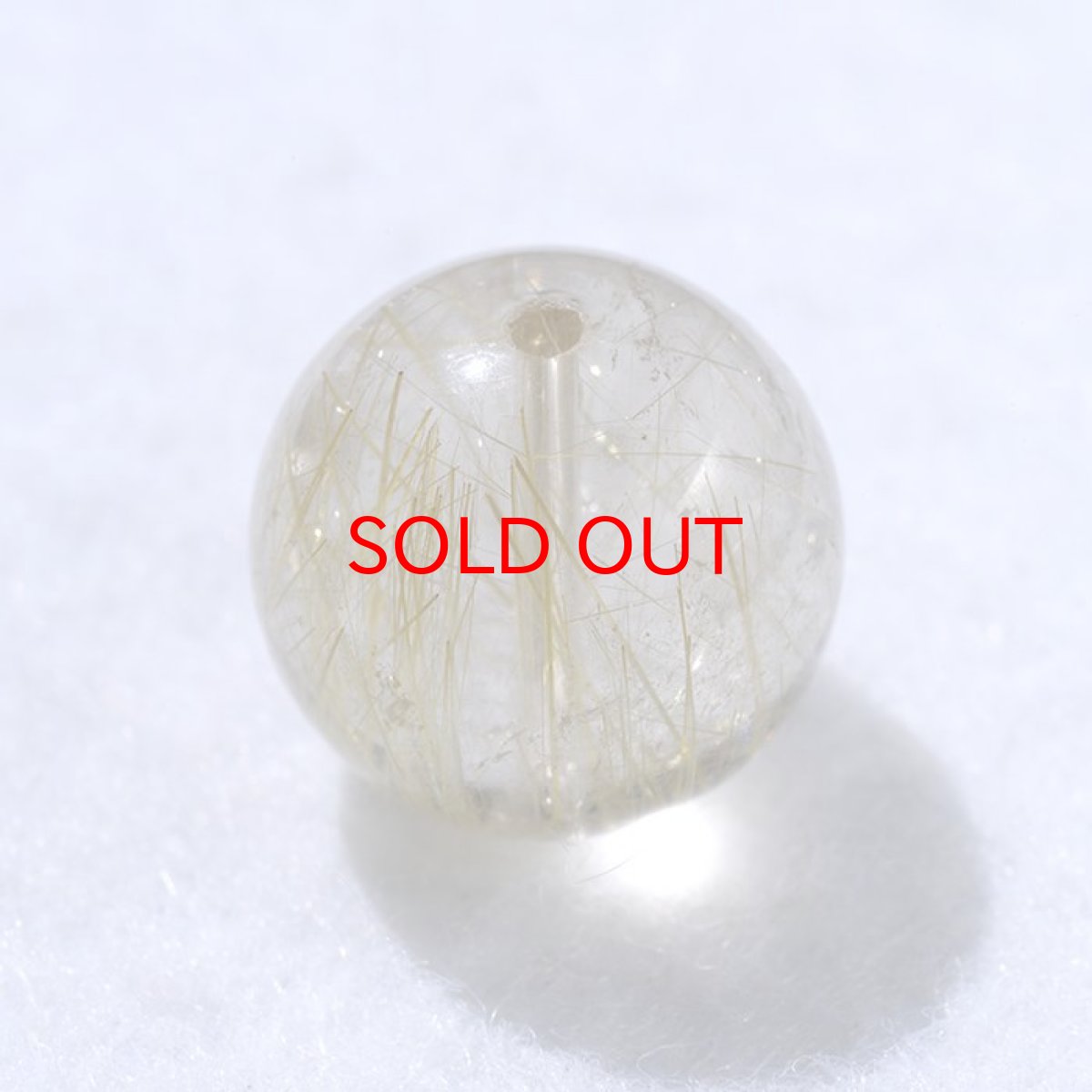 画像2: バラ石 ゴールドルチル 15mm ブラジル産【一点もの】 (2)