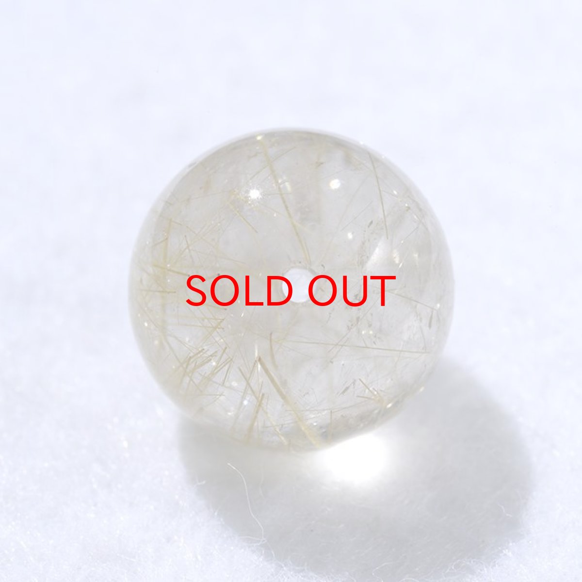 画像3: バラ石 ゴールドルチル 15mm ブラジル産【一点もの】 (3)