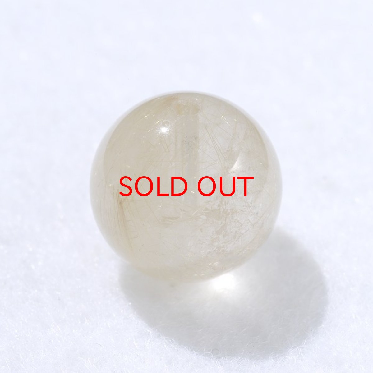 画像2: 【BLACK FRIDAY対象】 バラ石 ゴールドルチル 15mm ブラジル産【一点もの】 (2)