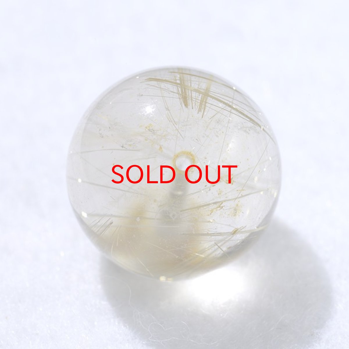 画像3: バラ石 ゴールドルチル 16mm ブラジル産【一点もの】 (3)