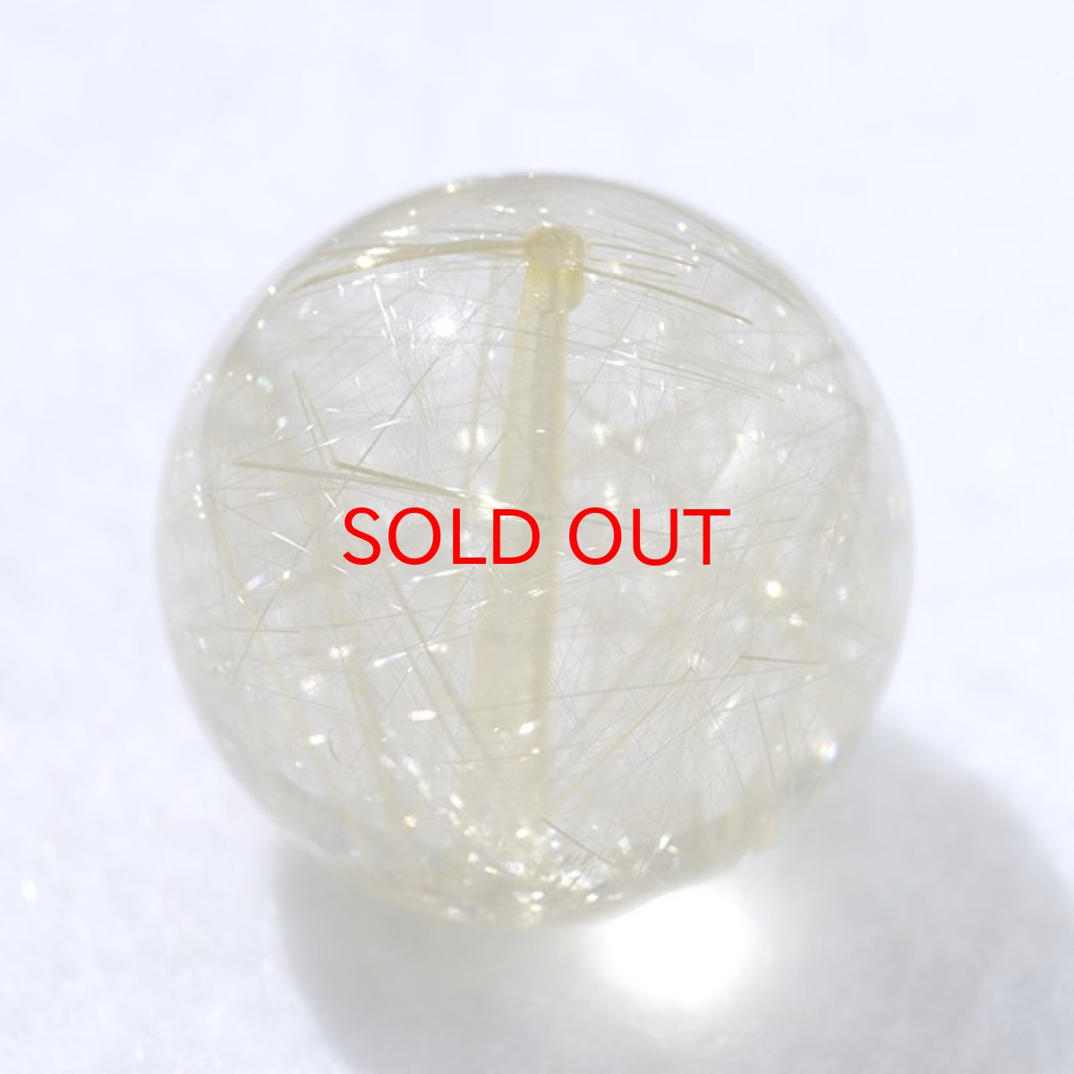 画像2: バラ石 ゴールドルチル 19-20mm ブラジル産【一点もの】 (2)