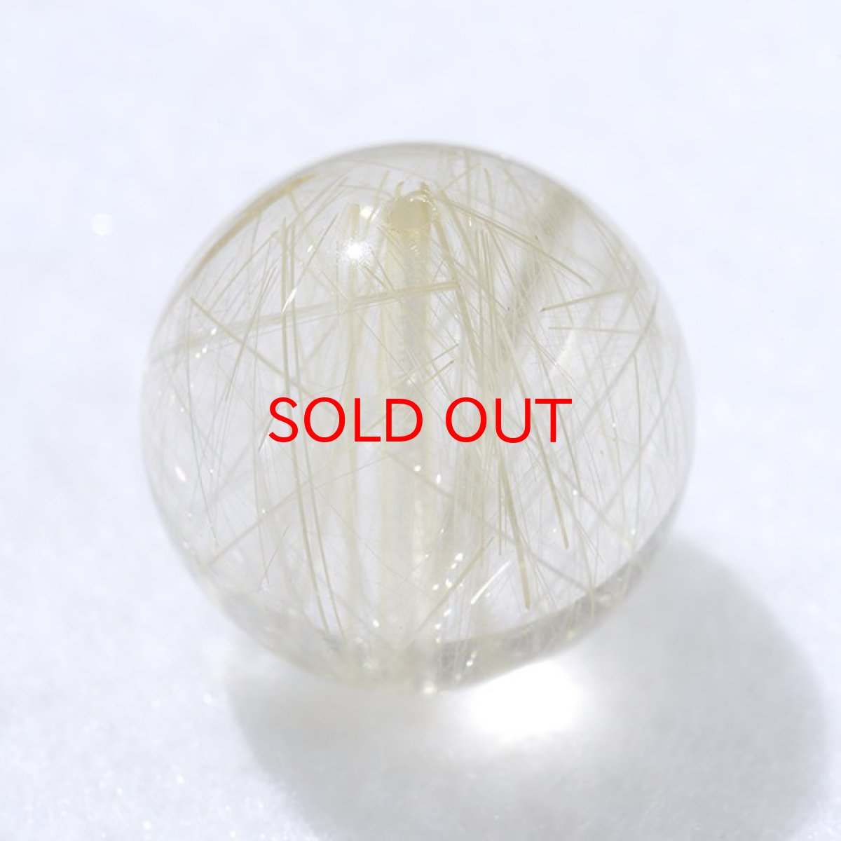 画像2: バラ石 ゴールドルチル 19-20mm ブラジル産【一点もの】 (2)