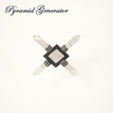 画像2: ピラミッド＋ヒーリングワンド ジェネレーター 水晶 (2)