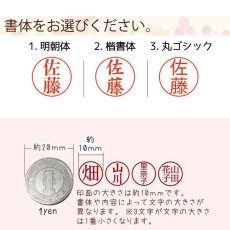 画像3: 【ゆうパケット送料無料】金箔 銀箔入り ハンコ はんこ【代引き不可】 (3)