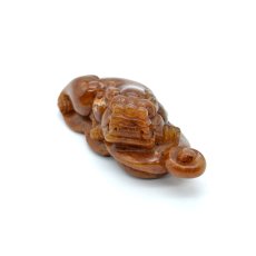 画像3: 【一点もの】レッドゴールドルチル三本足の蛙彫り物 中 (3)