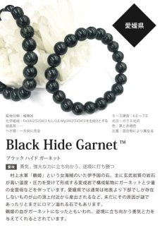 画像3: 【日本の石】ブラックハイドガーネット（Black Hide Garnet）◆8mm玉ブレスレット (3)