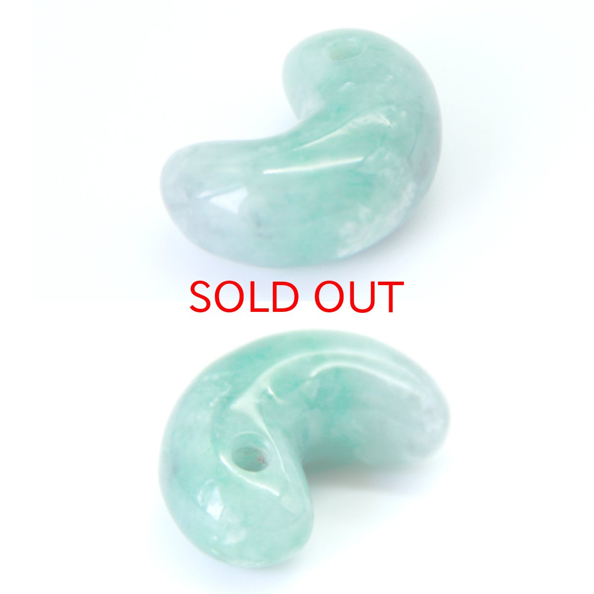 画像3: 【一点もの】糸魚川翡翠勾玉 天然石 パワーストーン レディース メンズ 三種の神器 八尺瓊勾玉 ひすい ヒスイ (3)