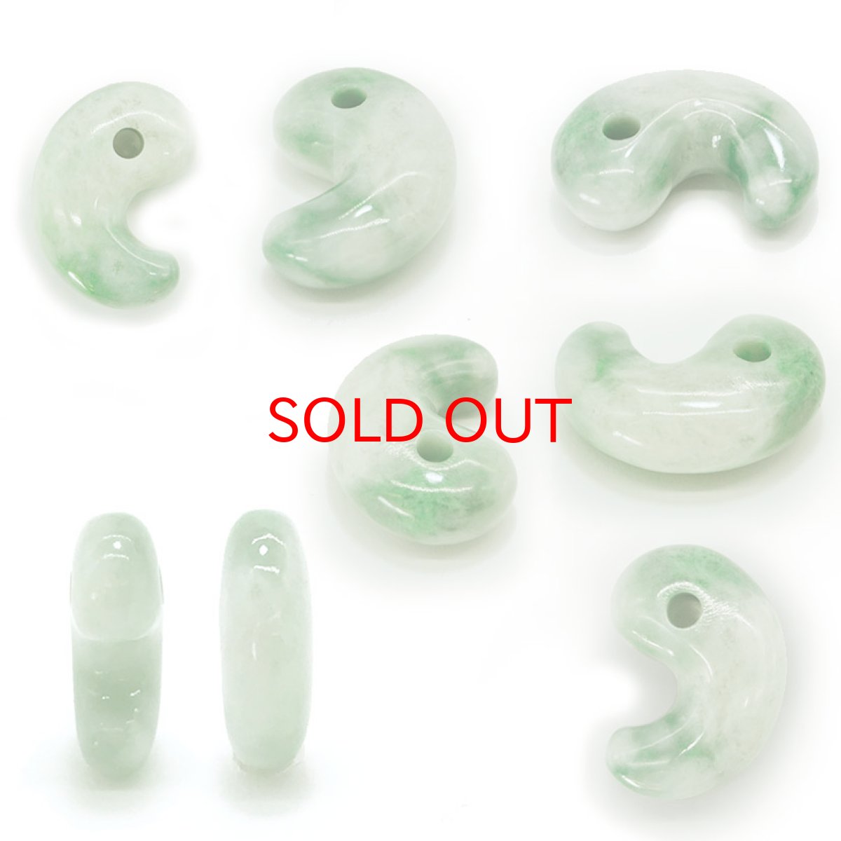 画像2: プレミアム 糸魚川翡翠 勾玉 小滝産 翡翠 ひすい ヒスイ 国石 パワーストーン 天然石 硬玉 ジェダイド  5月誕生石 (2)