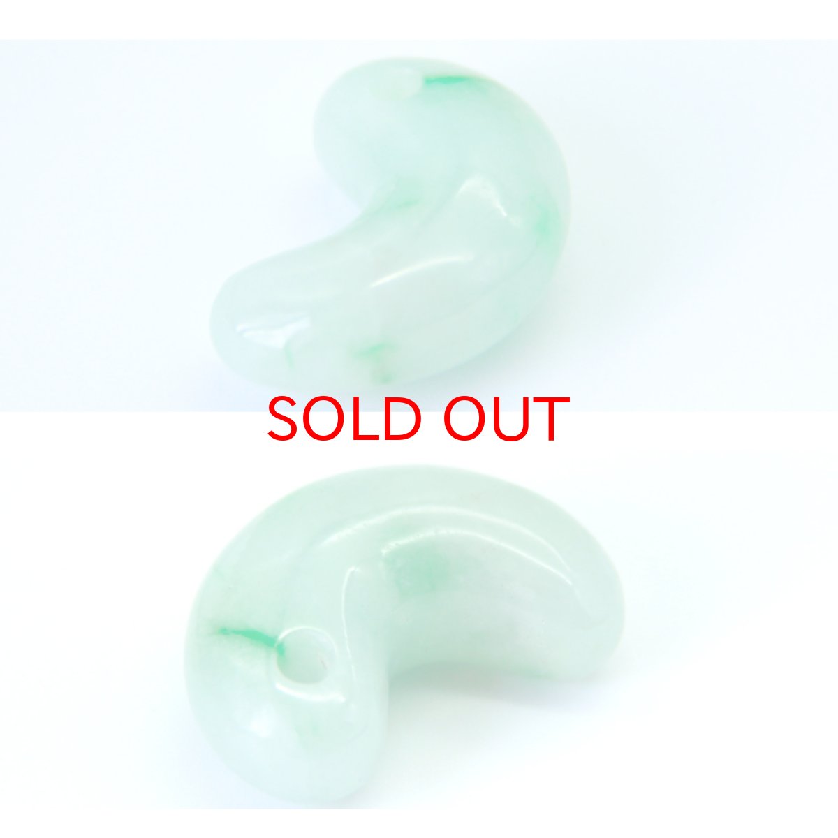 画像3: 【一点もの】糸魚川翡翠勾玉 天然石 パワーストーン レディース メンズ 三種の神器 八尺瓊勾玉 ひすい ヒスイ (3)