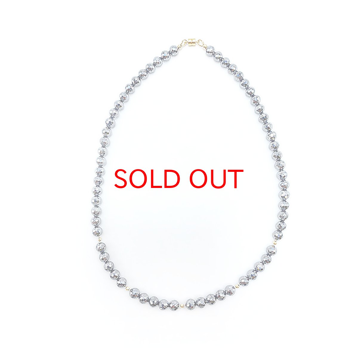 画像2: 【SALE 14%OFF】 テラヘルツ6mmミラーカットネックレス 最高級品質 健康ネックレス 人工鉱石 レディースメンズ (2)