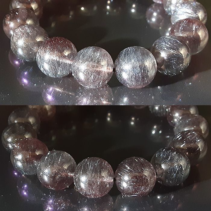 【一点もの】 コズミックスーパーセブンブレスレット 12mm 希少 神秘的 Superseven Sacredseven パワーストーン 天然石
