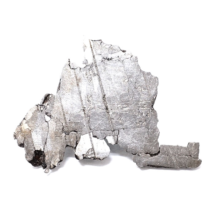 ☆隕石『アルタイ隕石』原石断面品。重量113g。『ウィドマンシュテッ