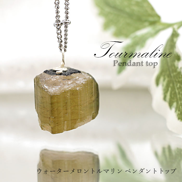 ウォーターメロン トルマリン 原石 ペンダントトップ 【 1点もの 】電気石 10月誕生石 tourmaline ブラジル産 誕生石 天然石  pendant ネックレス 【 送料無料 】