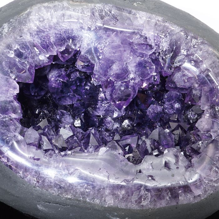 天然石 アメジスト ドーム ジオード 紫水晶 笑口 風水 2 パワーストーン