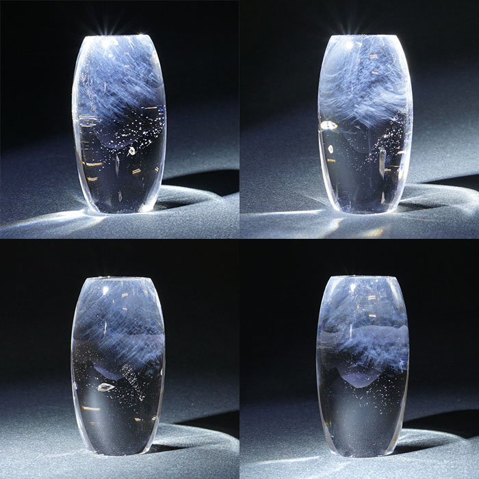 【一点もの】 天然エンジェルラダー クォーツ 水晶 約37.3mm 約26.2g ブラジル産 天然石 パワーストーン