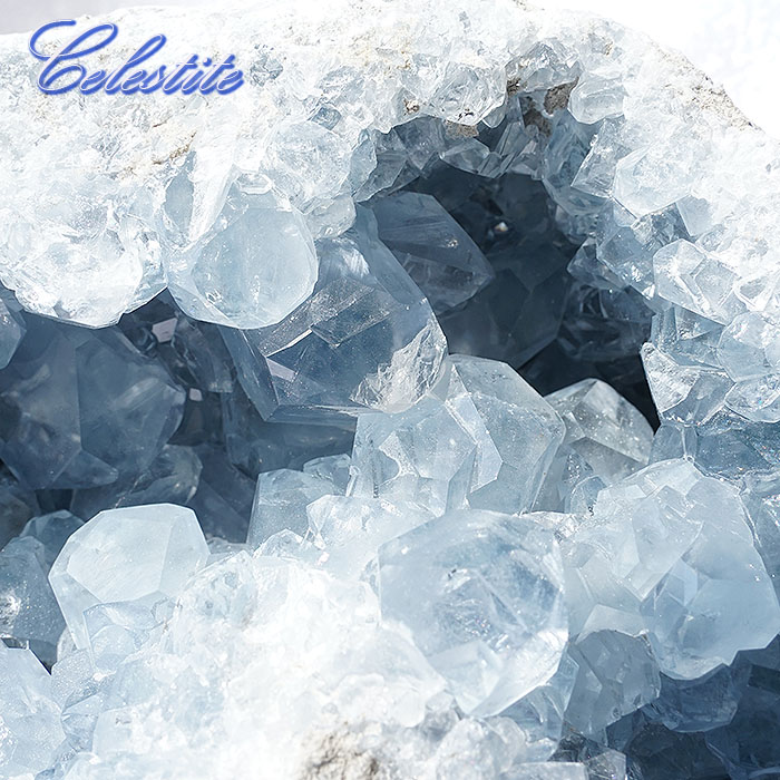 セレスタイト原石 【一点物】セレスタイト 原石 約4.72kg Celestite 天青石 水色 青色 マダガスカル産 天然石 パワーストーン  天使の石 夢