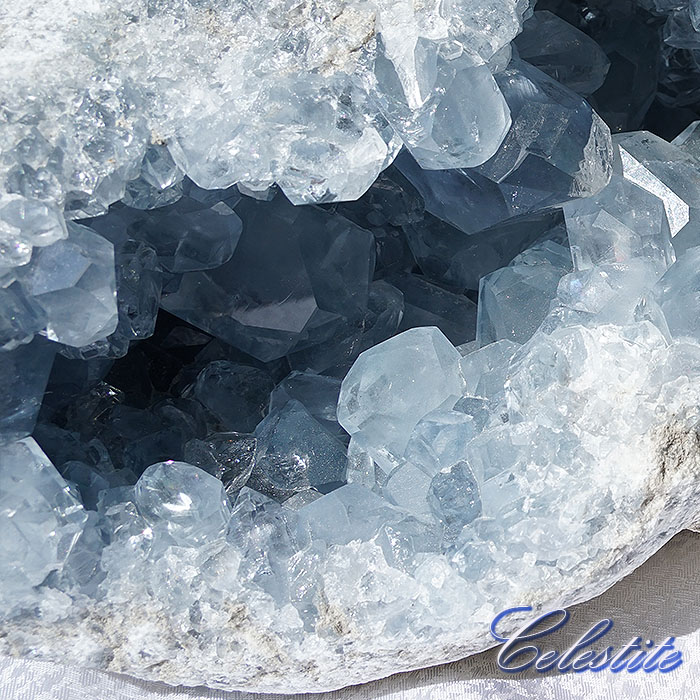 セレスタイト原石 【一点物】セレスタイト 原石 約4.72kg Celestite 天青石 水色 青色 マダガスカル産 天然石 パワーストーン  天使の石 夢