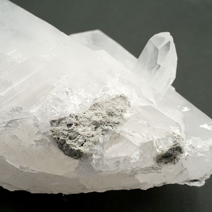 ヒマラヤ水晶 クラスター 741ｇ インド・ヒマラヤ産 【 一点物 】 Himalayan Quartz 裸石 稀少石 浄化 天然石 パワーストーン  カラーストーン