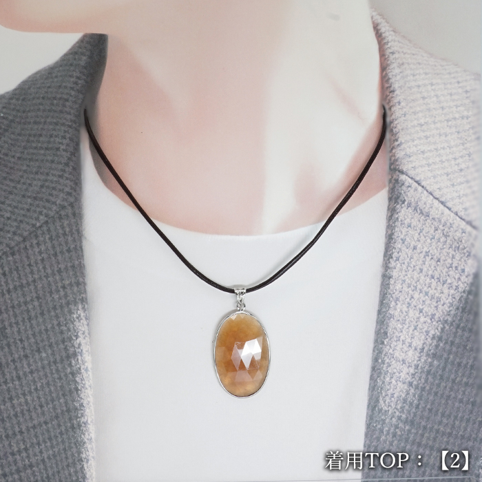 画像5: オレンジガーネット ペンダントトップ SV925 スリランカ産【一点物】Orange Garnet ローズカット 覆輪 フクリン ガーネット ヘソナイト 天然石 パワーストーン カラーストーン (5)